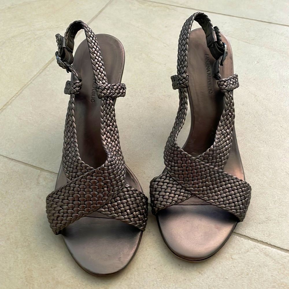 Banana Republic  high heels sandals.